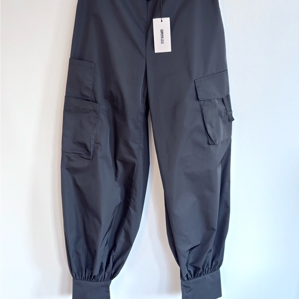 SUPRIYA LELE Black Cargo Pants Net-a-Porter NWT